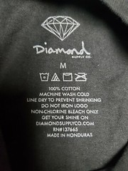 Men’s Diamond Supply Co “Strike” Print T-shirt Black Free Ship