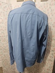 APT 9, MEN’S NEW BLUE POLY BL LONG SLEEVE PREMIER FLEX PERFORMANCE SHIRT, SZ XXL