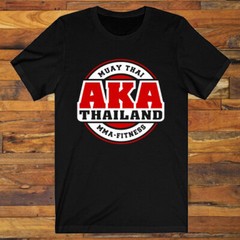 AKA Thailand American Kickboxing Academy MMA Gym Men’s Black T-Shirt S-5XL