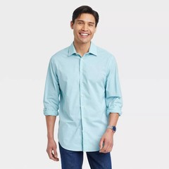 Men’s Performance Dress Long Sleeve Button-Down Shirt – Goodfellow & Co