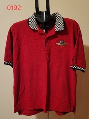 St. Clair Apparel Men’s Red Polo Shirt Size L (0192)