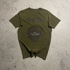 Ed Hardy Christian Audigier Tiger Snake Trashed tee Large