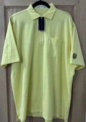 Holderness & Bourne Strickland Polo Citron Mens XXL Country Club Logo