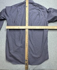 Paul Fredrick Dress Shirt Adult 15.5-34 Purple Green Non Iron Preppy Mens