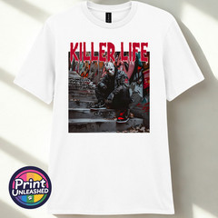 Horror Movie T-Shirt Jason Killer Life Graphic Men’s Friday 13th Halloween Tee