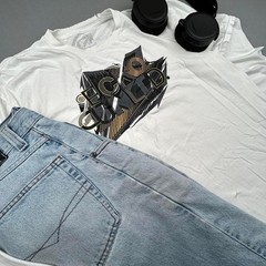 Vintage Ecko Untld Tee White Rhino Logo Y2K Grunge Skater Streetwear Mens XL