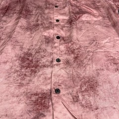 Kotomori Limited Edition Shirt Mens L Pink Short Sleeve Button Down Rayon Mens