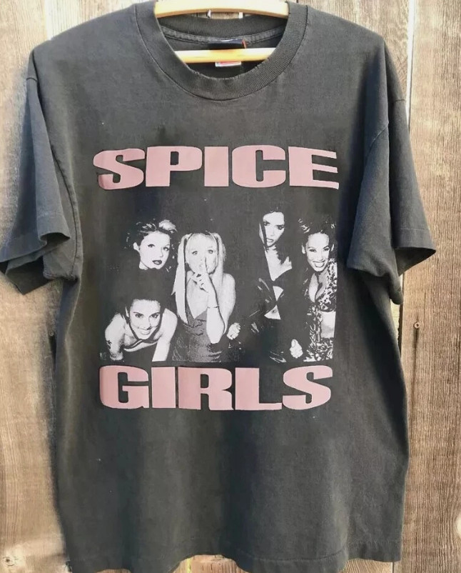 Spice Girls Band Shirt, Spice Girls Gift For Fan Charcoal Color Unisex Tshirt