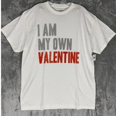 MAD ENGINE I AM MY OWN VALENTINE Graphic T Shirt White XL
