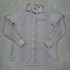 Eton Shirt Mens 16 32/33 Long Sleeve Button Up Gray 48 in Chest Preppy Career