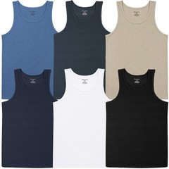 5-Pack Men’s Heavyweight Tank Tops Sleeveless Micro Waffle Knit (Sizes- S-3XL)
