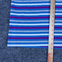 Johnnie-O Hangin Out Mens Large Polo Shirt Blue Purple Striped