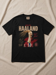 Funny Erling Haaland Shirt Norway Soccer Meme Graphic Unisex Comfort Colors