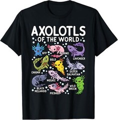 Axolotls Of The World Cute Kawaii Axolotl T-Shirt