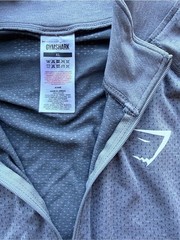 Gymshark Men’s Long-Sleeve 1/4 Zip Pullover – XL, running athletic breathable