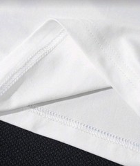 New Men Women Luxury Diamond Star Rhinestones Fashion White T-Shirt High Quality