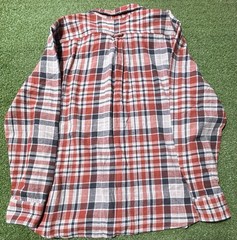 Lot of 2 Eddie Bauer Flannel Shirt Mens XL Long Sleeve Plaid Button Up Outdoor