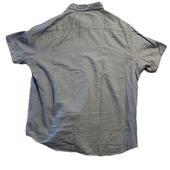 Untuckit Shirt Mens XXL Briscoe Light Blue Short Sleeve Casual Soft Brushed 2XL