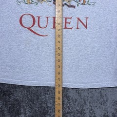 Queen T-Shirt XXL Grey Official Tour Merchandise Freddie Mercury Band Crest Logo