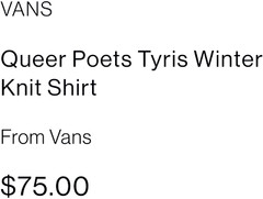 NEW by VANS, MENS SIZE XL, HAWAIIAN TYRIS WINTER BUTTON-DOWN SHIRT, MSRP $55.00!