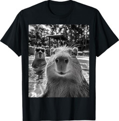 Cool Capybara Selfie T-Shirt