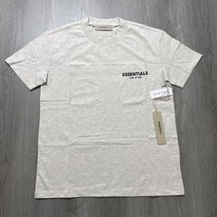 Essential Fear of God Light Oatmeal Short Sleeve Tshirt Men’s Brand New Size L