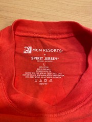 PARADISE Beau Rivage Hotel Casino Spirit Jersey NEW Long Sleeve Shirt L Orange