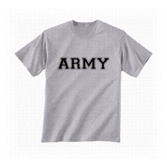 US ARMY ATHLETIC TEE PHYSICAL TRAINING MILITARY T-SHIRT SHORT SLEEVE