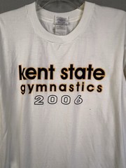 Kent State G ymnastics 2006 T Shirt XL White College Sports Casual Ohio Preppy