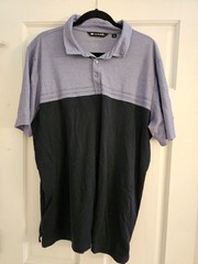 Travis Mathew Men’s 2XL Polo Golf Shirt Soft Pima Cotton Button Excellent