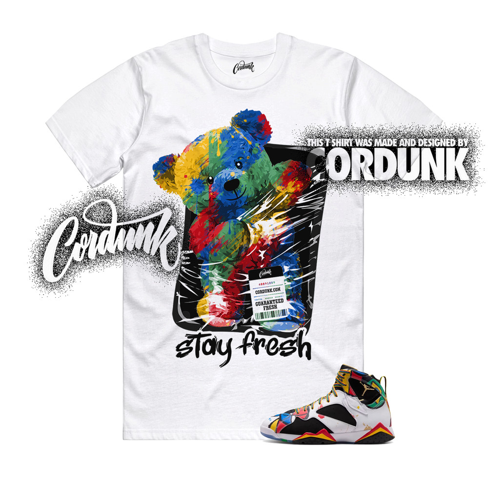7 Miro 2026 Multicolor Red Yellow Blue Green White T Shirt Match STAY