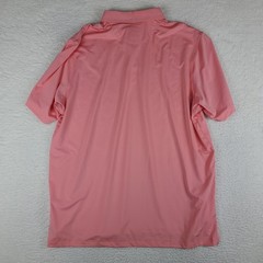 Bobby Jones Polo Shirt Mens 2XL XXL Peach Pink Solid Performance Collection Golf