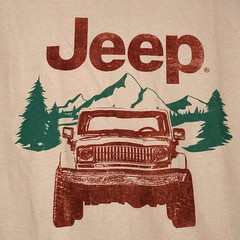 JEEP SPIRIT T SHIRT MENS 2XL XXL BEIGE 1941 VINTAGE CHEROKEE 4X4 FCA OFFROAD NWT