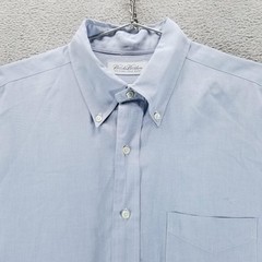 Brooks Brothers Shirt Mens 16 34 Blue Oxford Original Polo Classic Cotton
