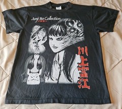 Junji Ito Tomie Kawakami Large Shirt Single Stitch Uzumaki Horror Manga Japan