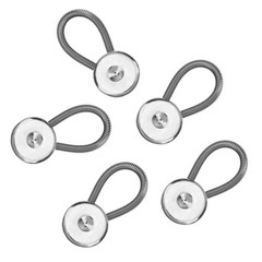 18× Metal Collar Neck Waist Extender Expander Buttons for Men Dress Shirt Pant