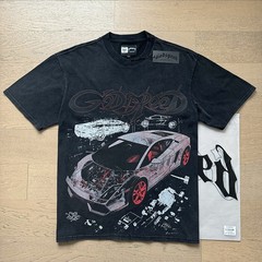 Brand New Godspeed Fashion sports car print Tee Mens Short Sleeve T-shirt