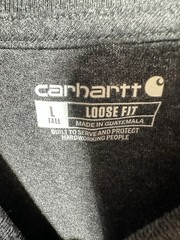 2 CARHARTT Shirts Work T-Shirts Original Fit Short Sleeve Size Large Tall