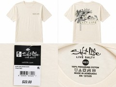 Salt Life Ohana Days Graphic T-Shirt in Chalk