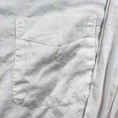 Polo Ralph Lauren Dress Shirt Mens 17 34-35 White Cotton Pleated Formal Classic