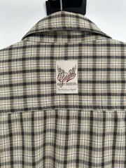 Harley-Davidson Plaid Long Sleeve Button-Up Shirt L Cotton Embroidered Pockets