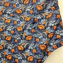 J.Crew Button Down Shirt Mens Small Blue Orange Floral Liberty Fabric AM052