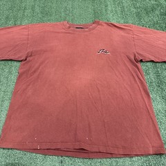 Vintage 90’s Made In USA Rusty Surfboard Surf Wear Shirt Sz Large Single Stitch
