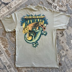 Vintage Gecko Hawaii Men’s Surf Tee Size Medium M Made In USA Skate T Shirt 90s