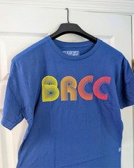 NEW SEALED BRCC Black Rifle Coffee Company 70s Logo Royal Blue T Shirt Size XL