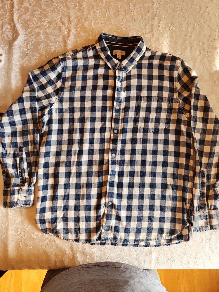 Sun And Stone Mens Size XL Long Sleeve Button Up Shirt