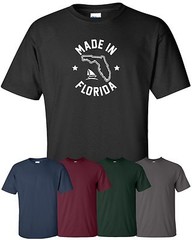 “Made in Florida” T-Shirt Sizes S-4XL everglades sunshine state home born life