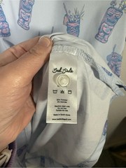 Bad Birdie Let’s Get Tiki Golf Polo Men’s Medium Performance Stretch Blue