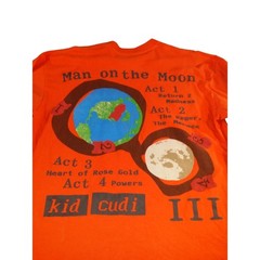Kid Cudi CPFM TShirt Men Sz XL Man On The Moon Return 2 Madness Orange Concert