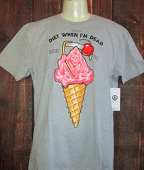 MENS NEFF DIET GRAY T-SHIRT SIZE M